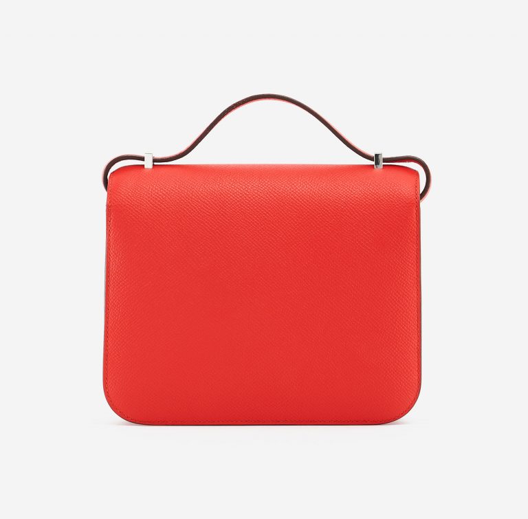 Hermès Constance Mini 18 Epsom Leather Rouge Tomate SACLÀB