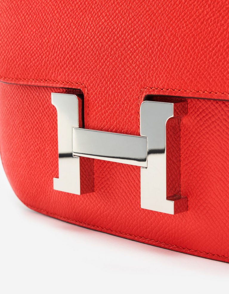 Hermès Constance Mini 18 Epsom Leather Rouge Tomate SACLÀB