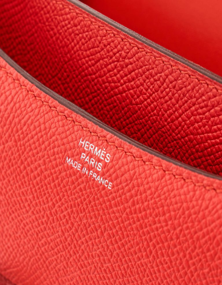 Hermès Constance Mini 18 Epsom Leather Rouge Tomate SACLÀB