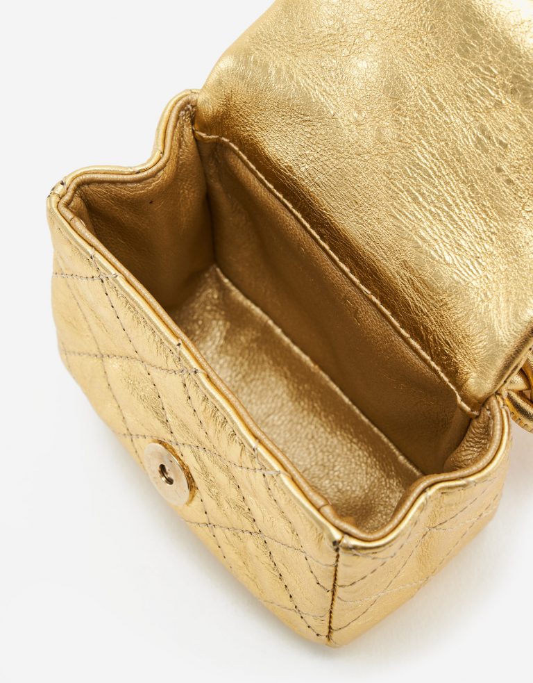 Chanel 2.55 Mini Belt Bag Clip Lambskin Gold SACLÀB