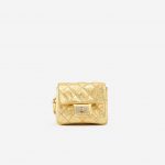 Chanel 2.55 Mini Belt Bag Clip Lambskin Gold SACLÀB