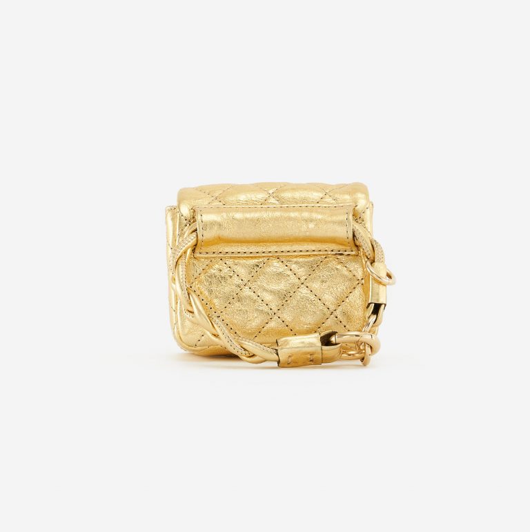 Chanel 2.55 Mini Belt Bag Clip Lambskin Gold SACLÀB