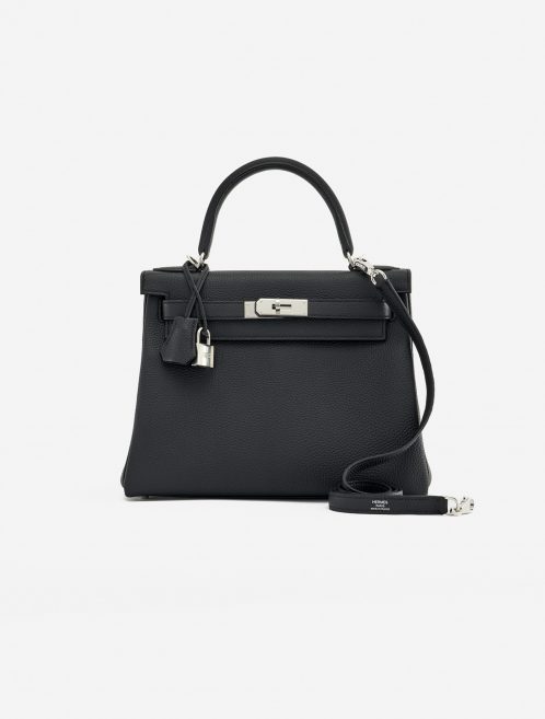 A Pre-Loved Hermès Kelly 28 Togo in Black on SACLÀB