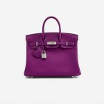 A pre-loved Hermès Birkin 25 Swift Anemone on SACLÀB
