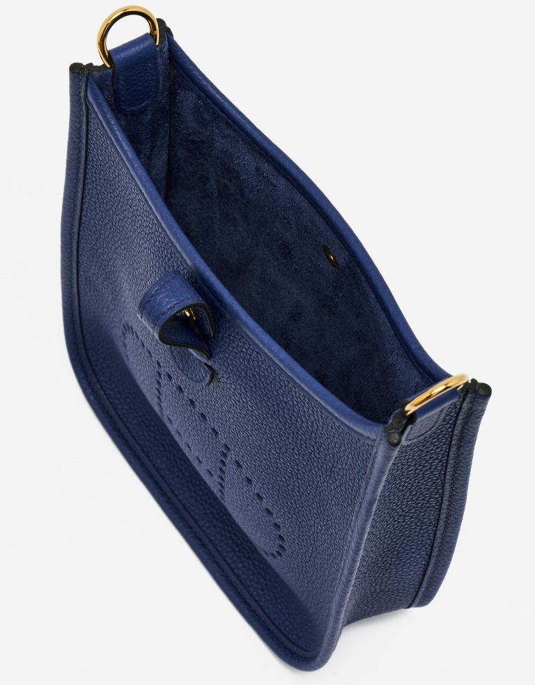 Intérieur d'un Hermès Evelyne 16 Amazone Blue Sapphire / Blue Indigo d'occasion sur SACLÀB