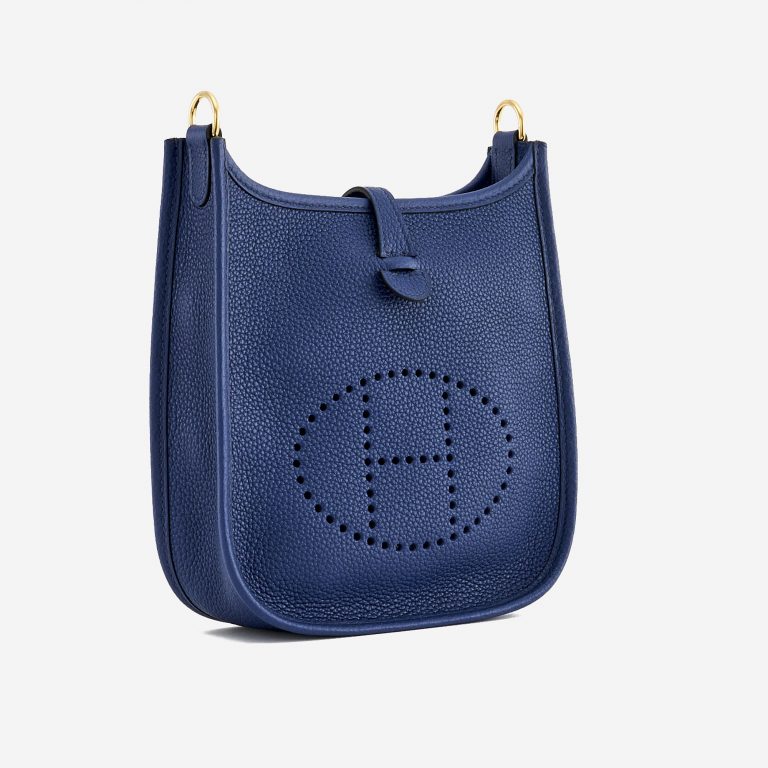 Façade d'un Hermès Evelyne 16 Amazone Blue Sapphire / Blue Indigo d'occasion sur SACLÀB
