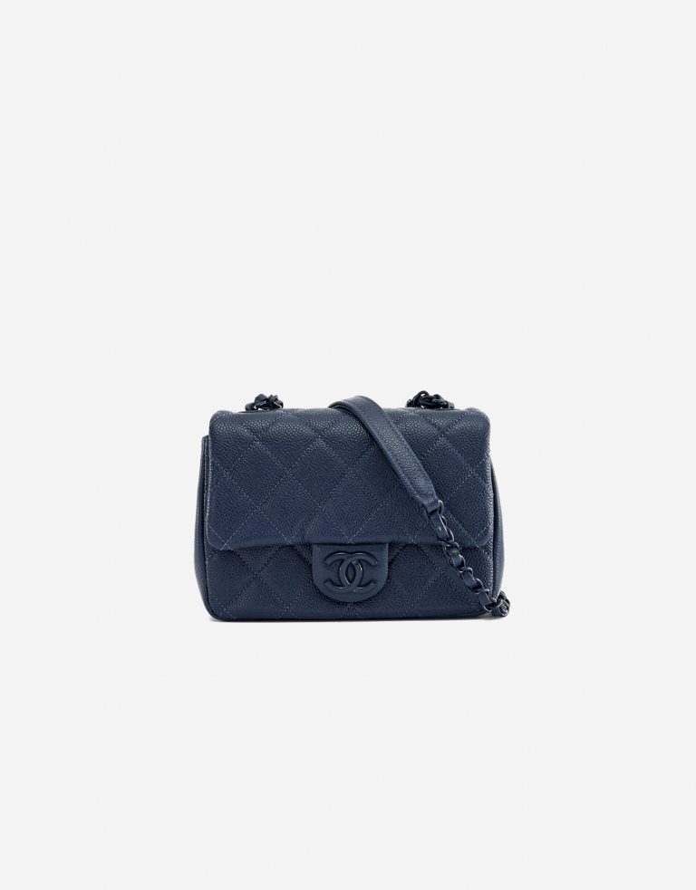 A pre-loved Chanel Timeless Mini Caviar Blue Incognito on SACLÀB