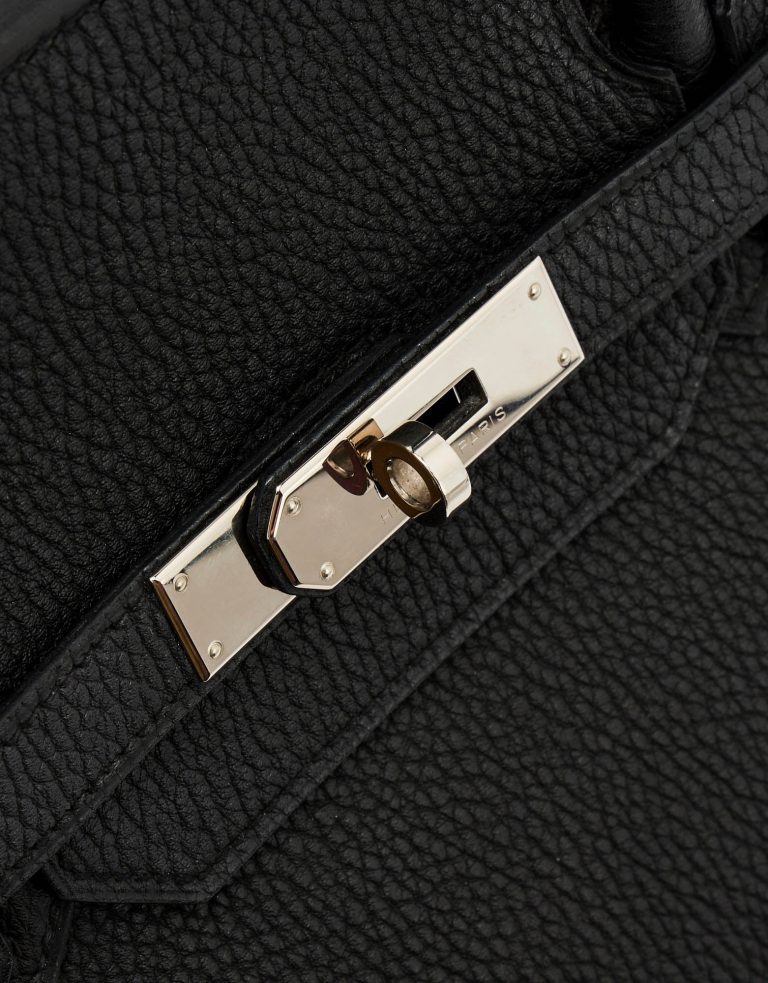 A pre-loved Hermès Birkin 40 in Black Clemence Leather on SACLÀB