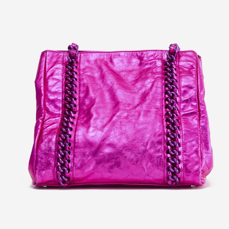 A pre-loved Chanel Shopper Metallic Pink on SACLÀB