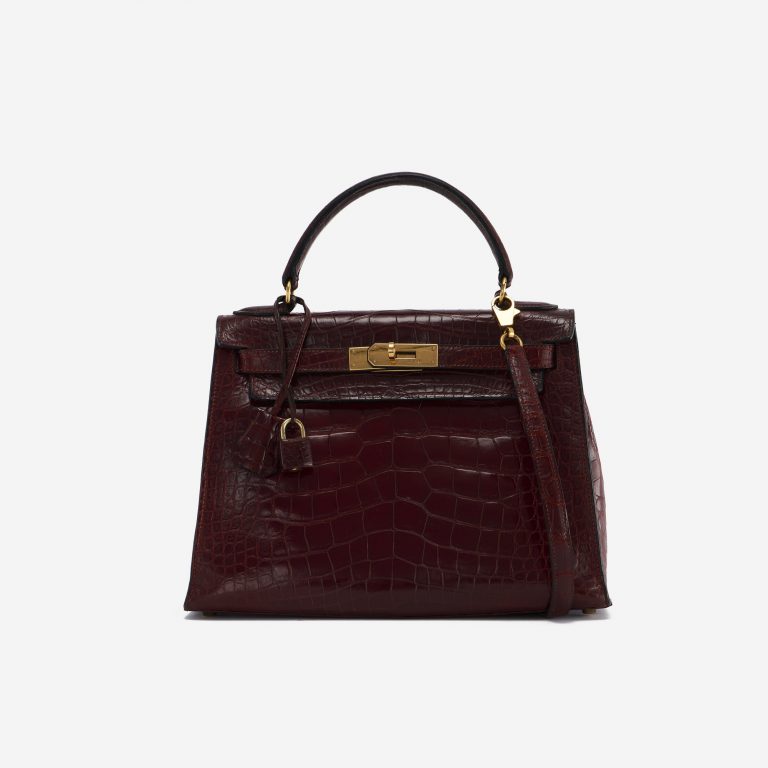 Hermès Kelly 28 Alligator Rouge H
