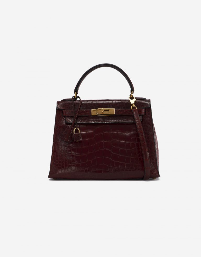 Hermès Kelly 28 Alligator Rouge H