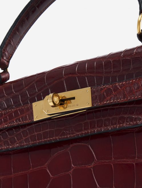 Hermès Kelly 28 Alligator Rouge H