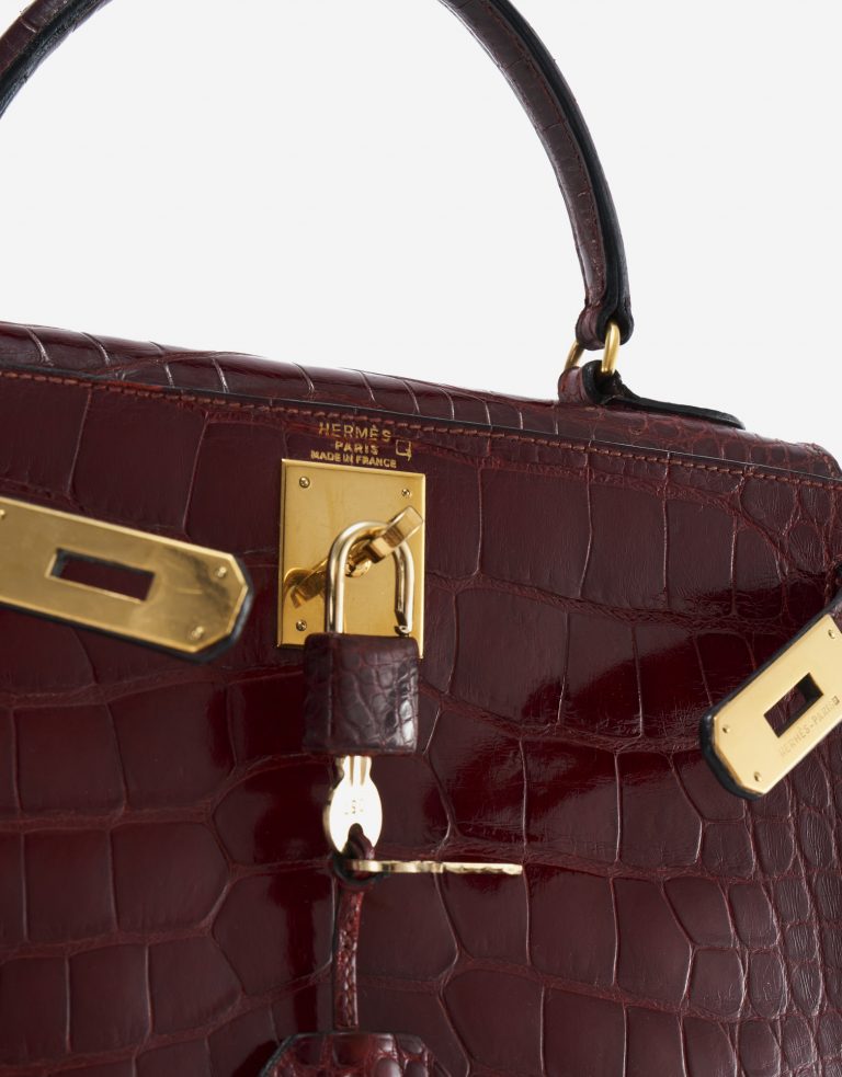 Hermès Kelly 28 Alligator Rouge H