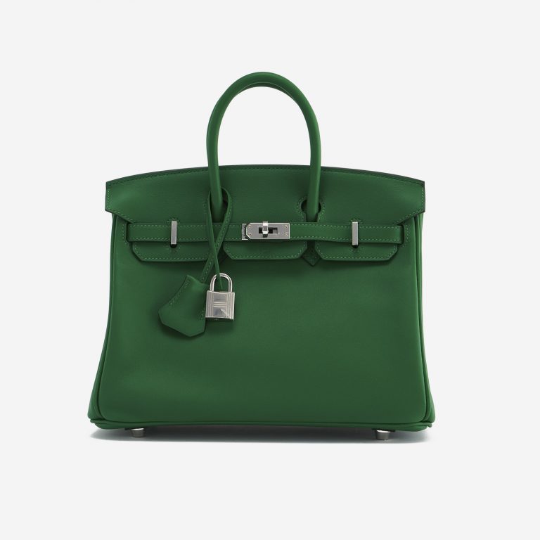 A pre-loved Hermès Birkin 25 Swift Cactus on SACLÀB