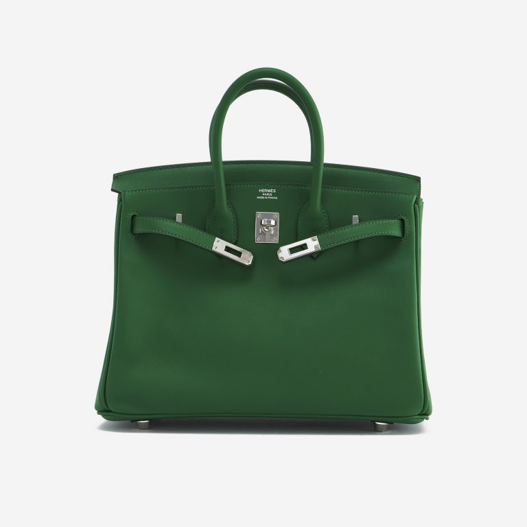 A pre-loved Hermès Birkin 25 Swift Cactus on SACLÀB