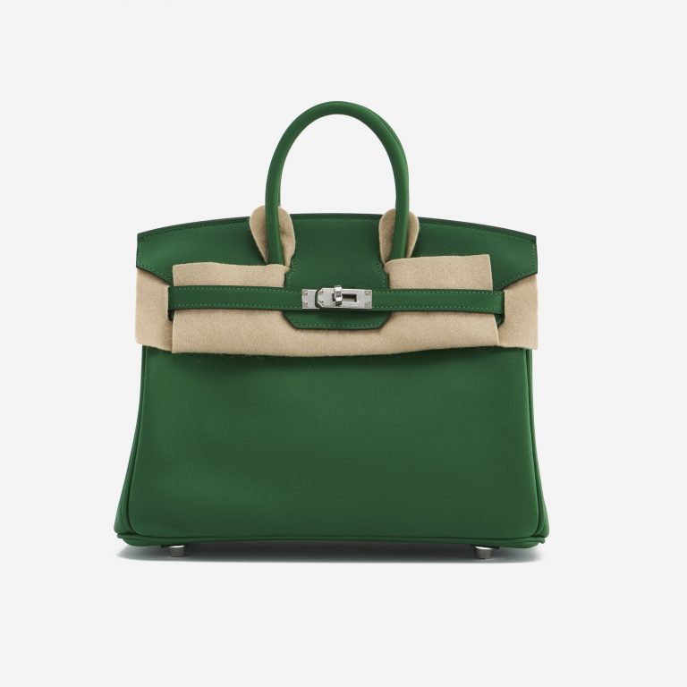 A pre-loved Hermès Birkin 25 Swift Cactus on SACLÀB