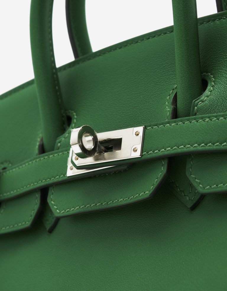 A pre-loved Hermès Birkin 25 Swift Cactus on SACLÀB