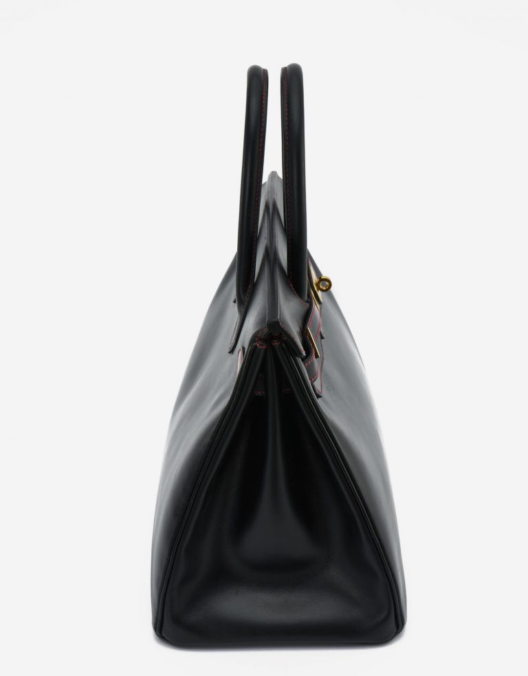 Pre-owned Hermès bag Birkin 35 Box Black / Rouge H Black | Sell your designer bag on Saclab.com