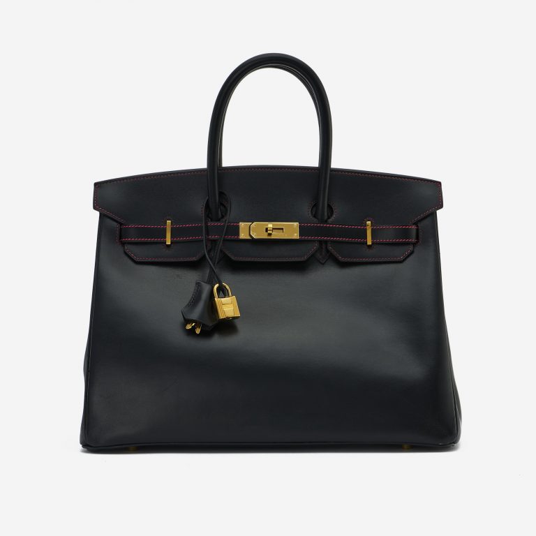 Hermès Birkin 35 Box Black / Rouge H