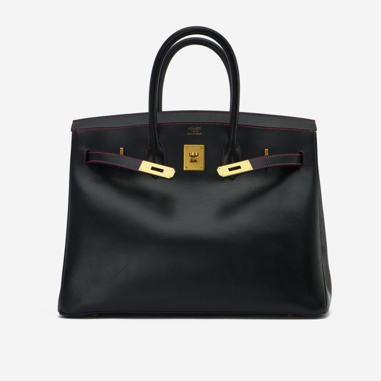 Hermès Birkin 35 Box Black / Rouge H