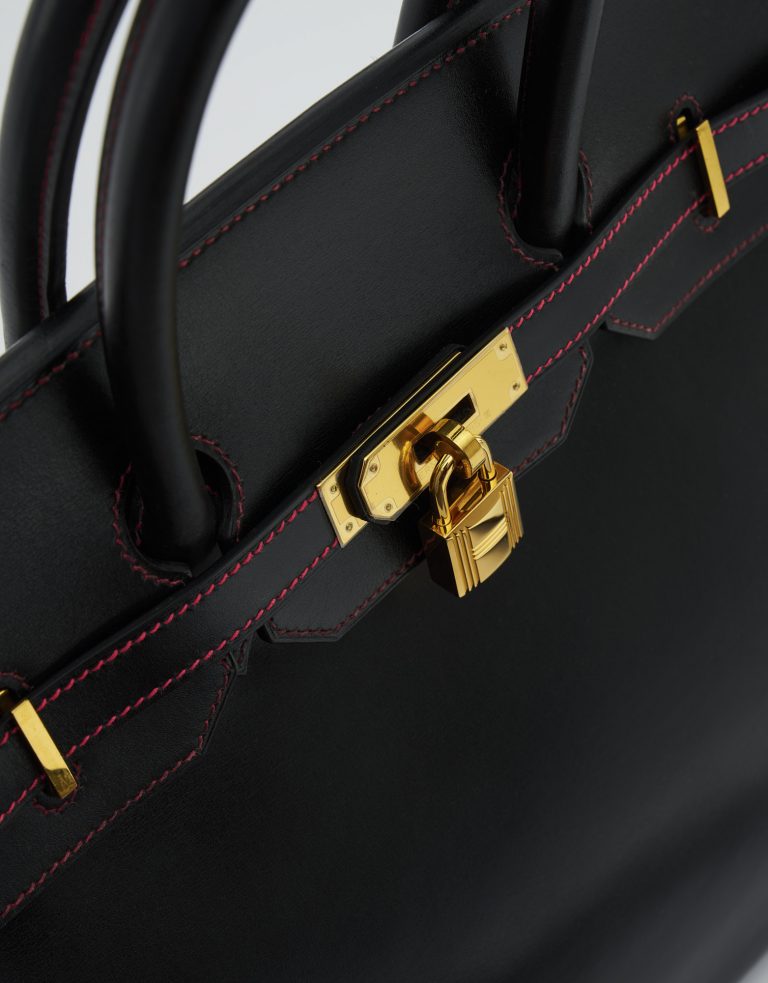 Hermès Birkin 35 Box Black / Rouge H
