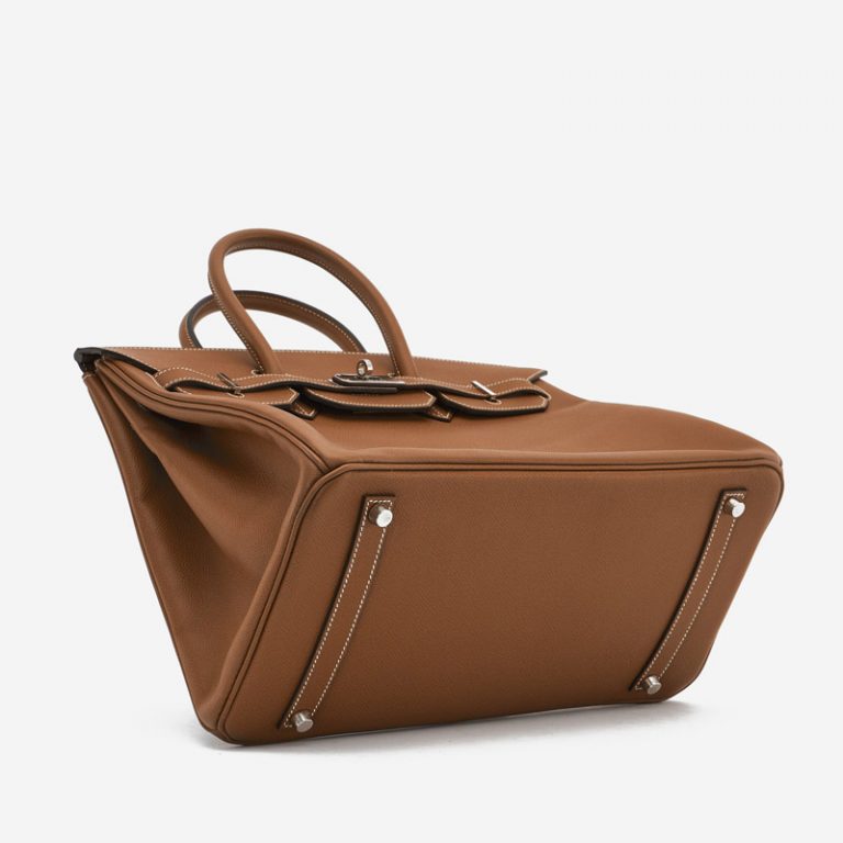 Pre-owned Hermès bag Birkin 35 Epsom Gold Brown, Gold | Sell your designer bag on Saclab.com