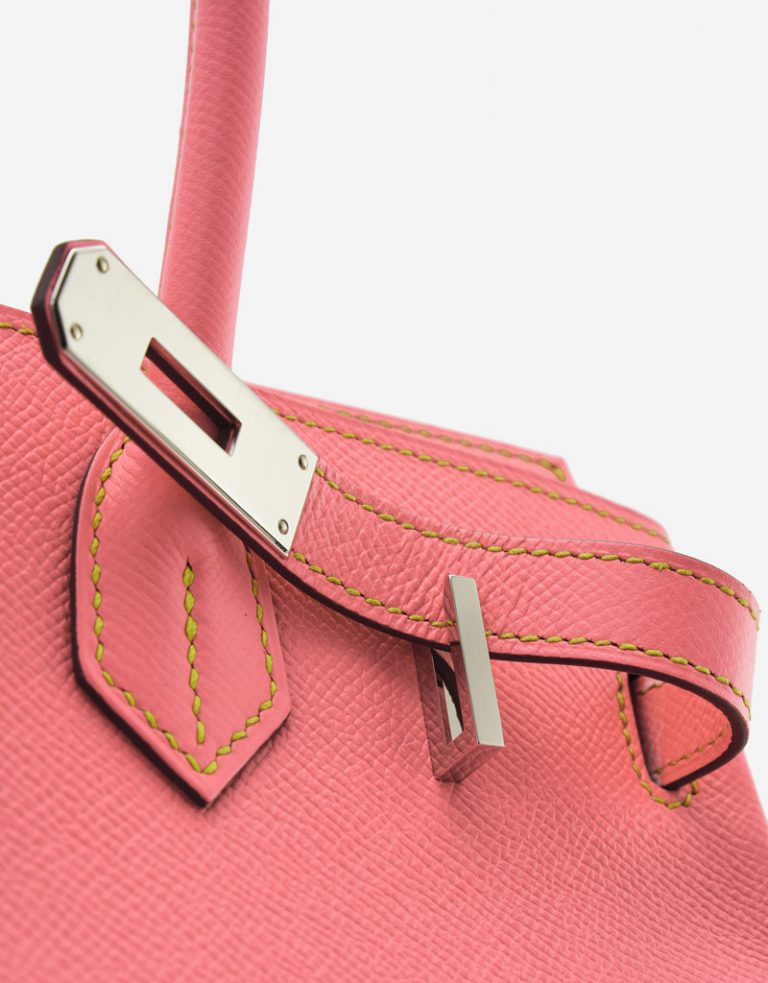 Hermès Birkin 30 HSS Epsom Rose Confetti / Gris Mouette / Jaune Poussin