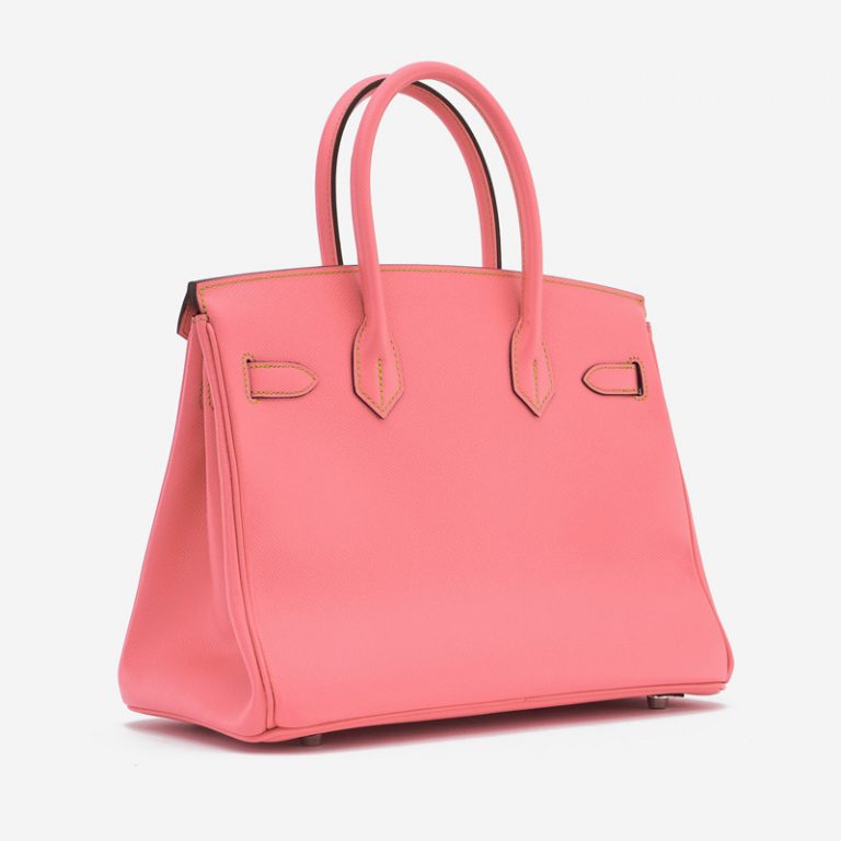 Hermès Birkin 30 HSS Epsom Rose Confetti / Gris Mouette / Jaune Poussin