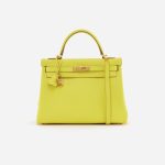 Hermès Kelly 32 Evercolor Lime