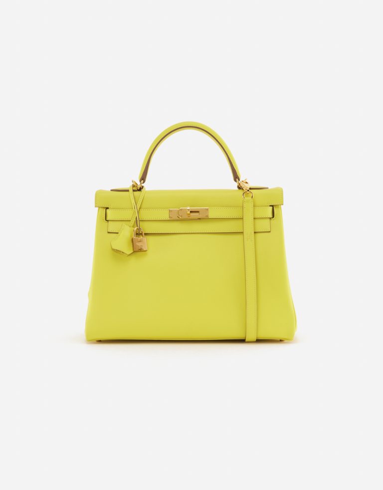 Hermès Kelly 32 Evercolor Lime