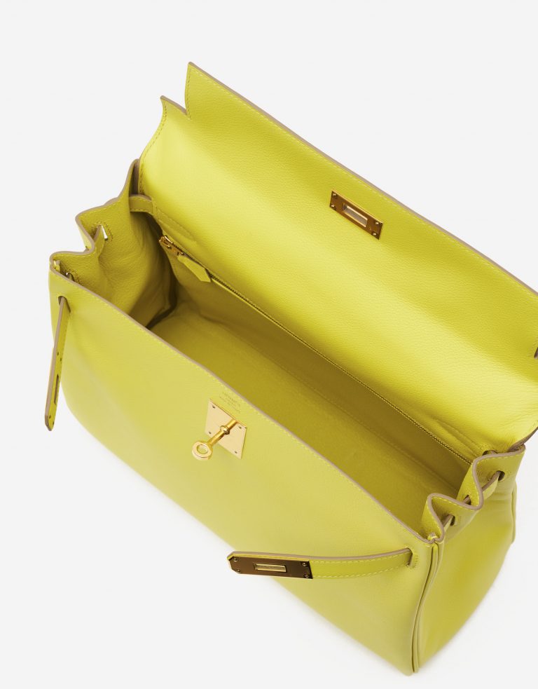 Hermès Kelly 32 Evercolor Lime