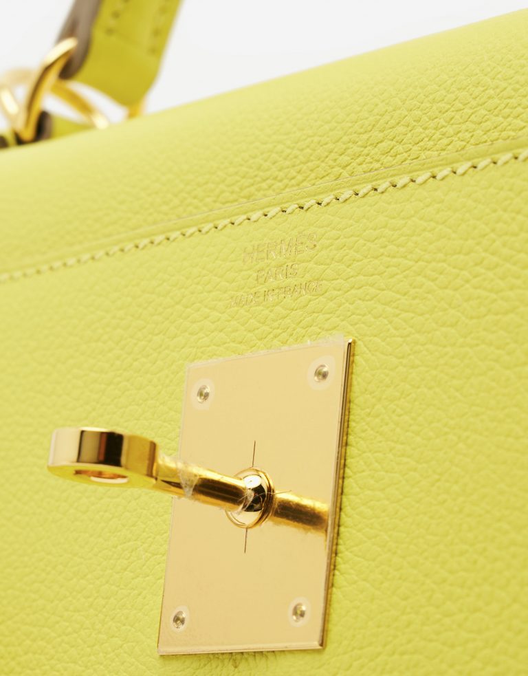 Hermès Kelly 32 Evercolor Lime