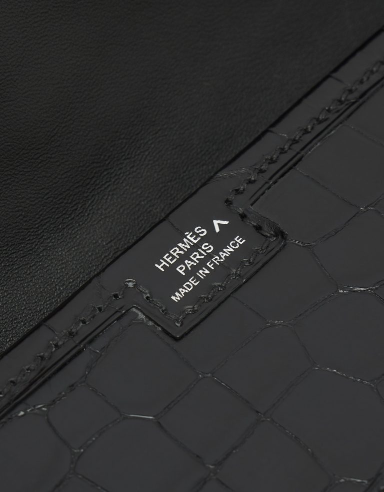 Hermès Jig Elan Crocodile Porosus Black