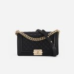 Chanel Boy Medium Caviar Black