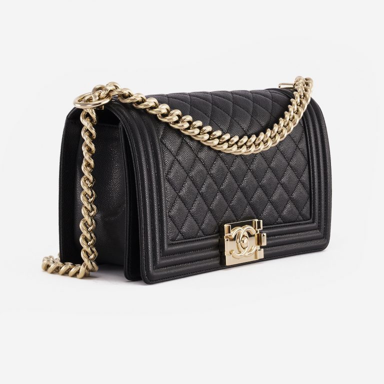 Chanel Boy Medium Caviar Black