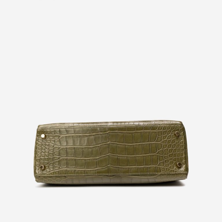 Hermès Kelly 32 Matte Alligator Vert Veronese