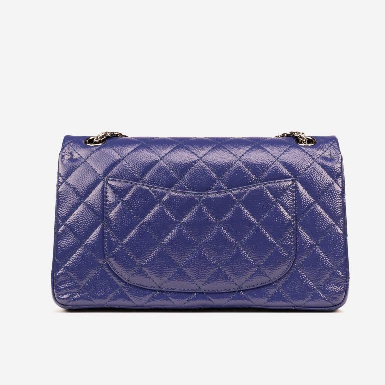 Chanel 2.55 226 Patent Caviar Blue