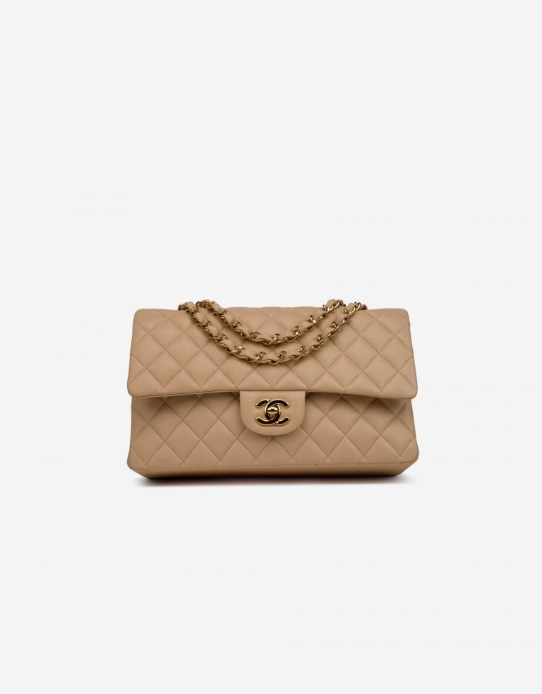 Pre-owned Chanel bag Timeless Medium Lamb Beige Beige | Sell your designer bag on Saclab.com