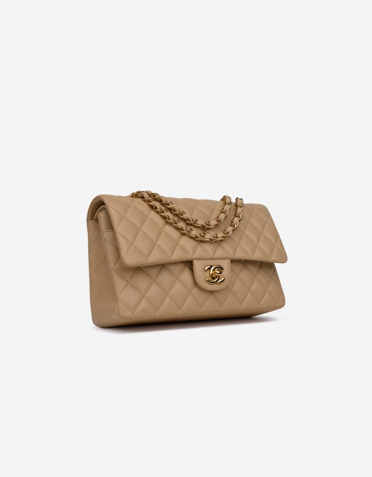 Pre-owned Chanel bag Timeless Medium Lamb Beige Beige | Sell your designer bag on Saclab.com