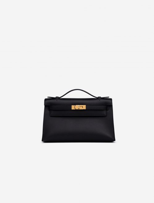 Hermès Kelly Pochette Swift Black