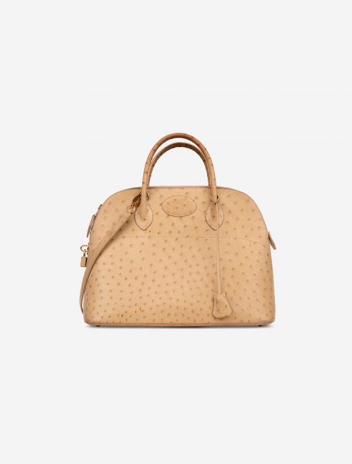 Hermès Bolide 27 Ostrich Beige