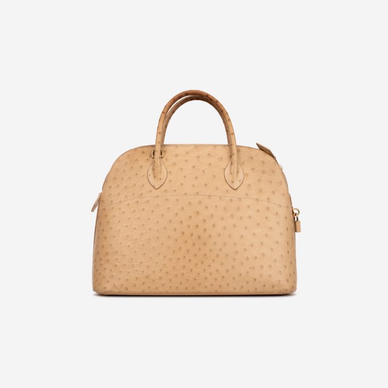 Hermès Bolide 27 Ostrich Beige