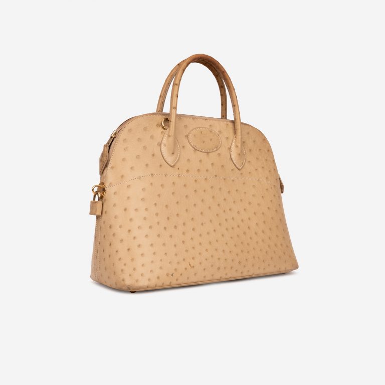Hermès Bolide 27 Ostrich Beige