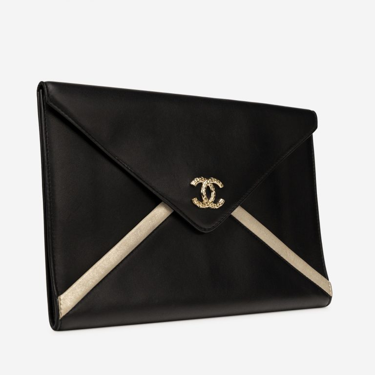 Chanel Clutch Lamb Black