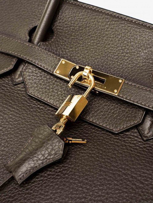 Hermès Birkin 40 Taurillon Clemence Vert Bronze