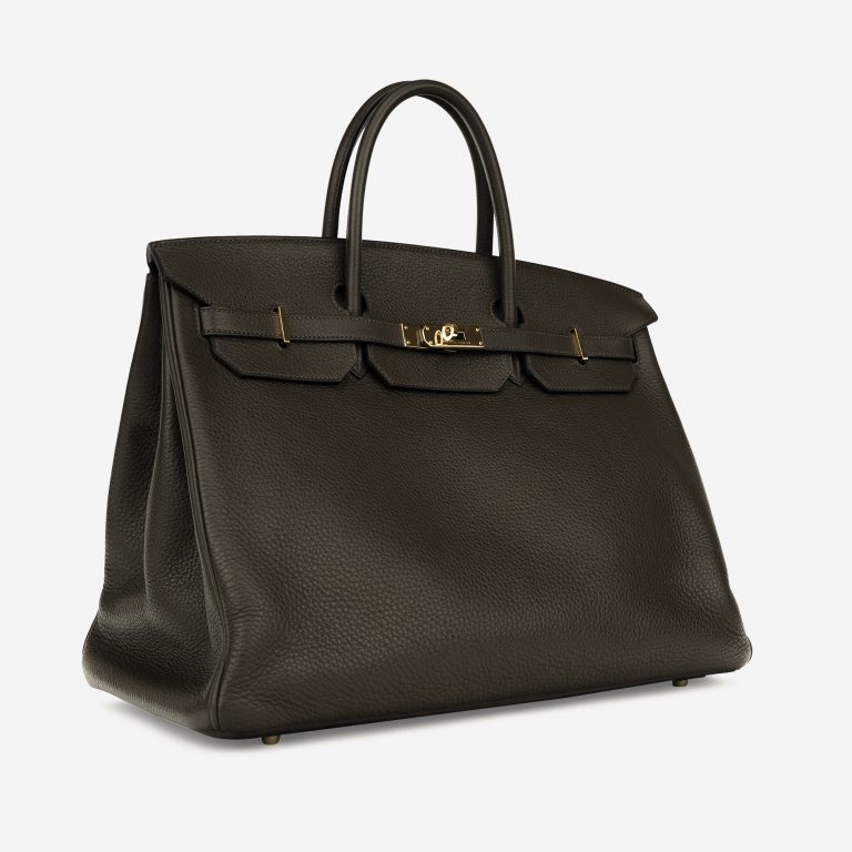 Hermès Birkin 40 Taurillon Clemence Vert Bronze