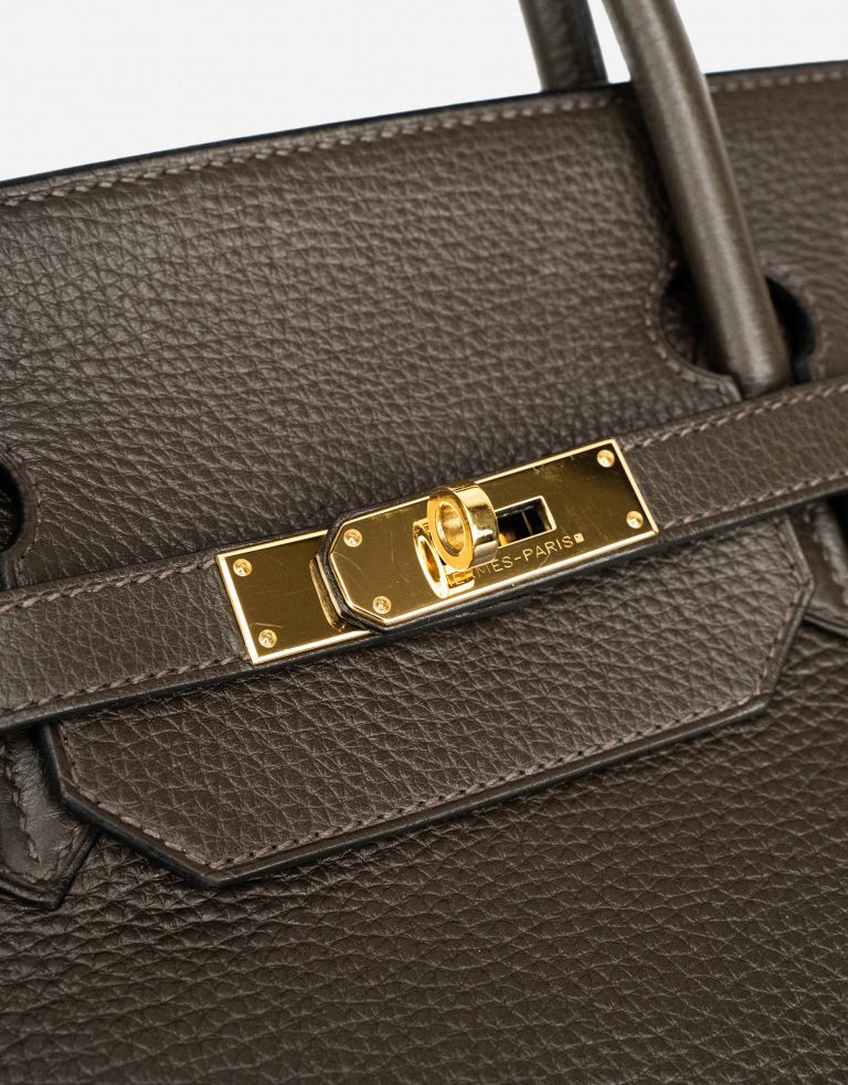 Hermès Birkin 40 Taurillon Clemence Vert Bronze