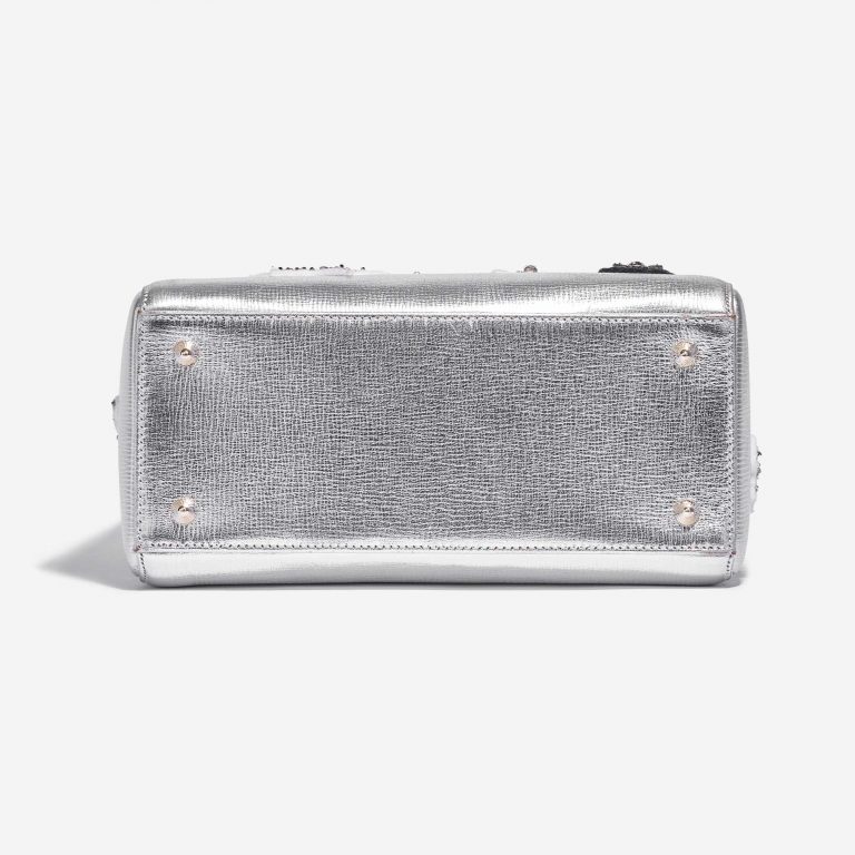 Dior Lady Medium Calf Silver