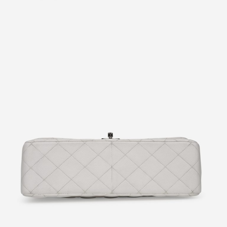 Chanel Timeless Jumbo Caviar White