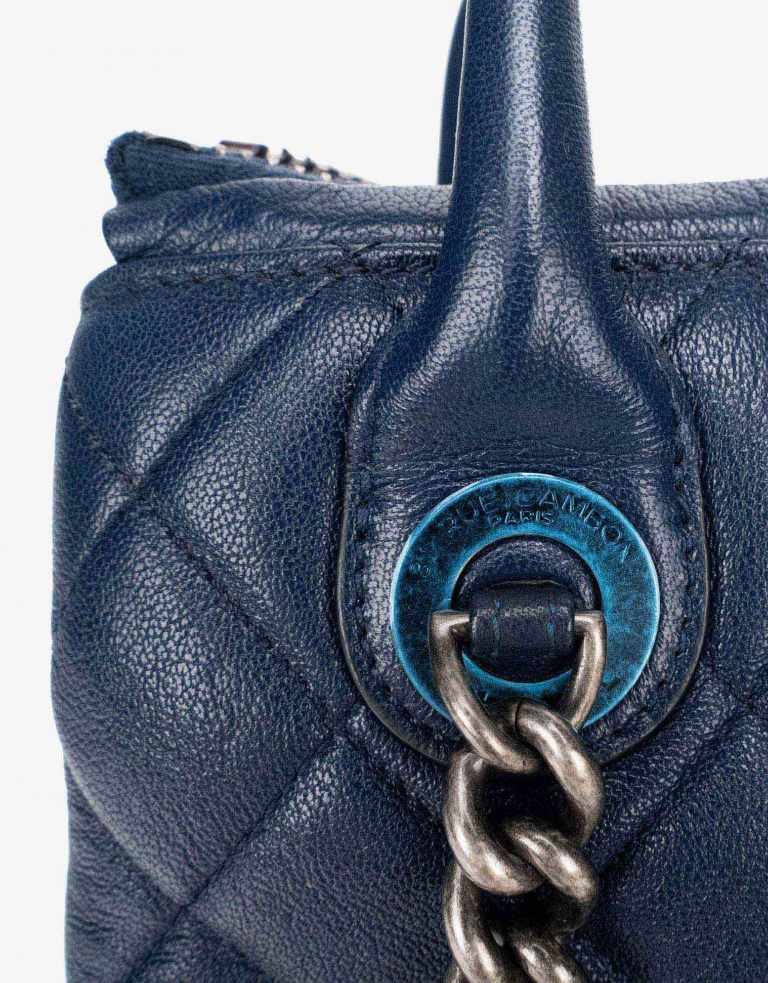Chanel Shopper Small Chevre Blue